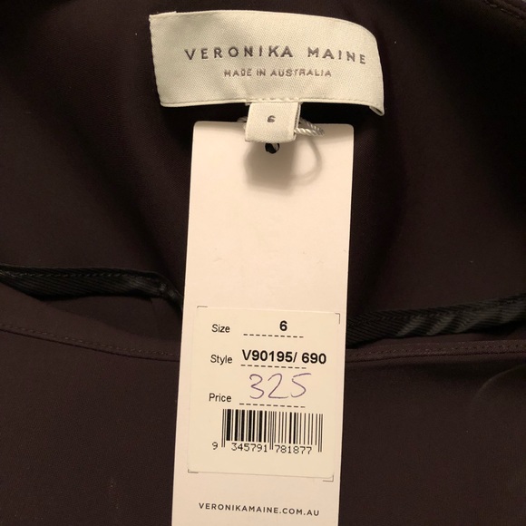 Asymmetrical burgundy shift. New with tags! - Picture 4 of 8